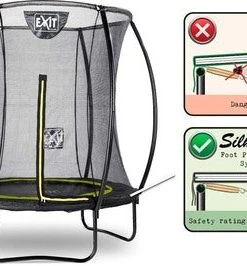 EXIT Silhouette Trampoline 183cm, Black -icewarehouse shop 12.93.06.00 2669 3c