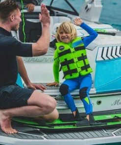 JOBE Nylon Junior Onesize Redningsvest, Lime -icewarehouse shop 130 3 244820004 3073 3c