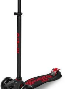 Micro Sparkesykkel Maxi Deluxe Pro, Black/Red