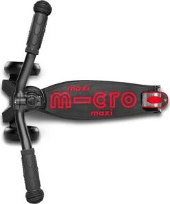 Micro Sparkesykkel Maxi Deluxe Pro, Black/Red -icewarehouse shop 1476634 MMD087 3871 4a