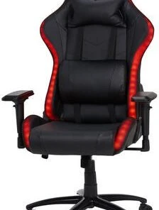 Victory Gamingstol Med RGB-lys, Svart