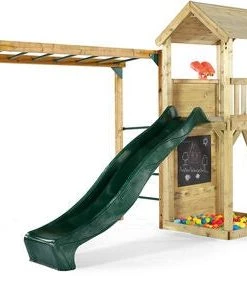 Plum Lekestativ Med Tårn Og Klatrestativ