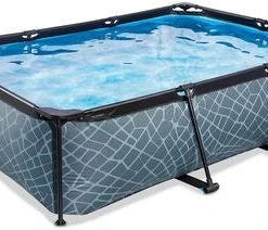 EXIT Svømmebasseng Filterpumpe 220x150x65 Cm, Grått