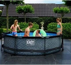 EXIT Wood Basseng Filterpumpe 300x76 Cm, Brunt -icewarehouse shop 30.12.10.10 2669 3b