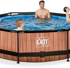 EXIT Wood Basseng Filterpumpe 300x76 Cm, Brunt -icewarehouse shop 30.12.10.10 2669 4b