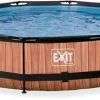 EXIT Svømmebasseng Filterpumpe 360x76 Cm, Brunt