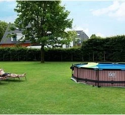 EXIT Svømmebasseng Filterpumpe 360x76 Cm, Brunt -icewarehouse shop 30.12.12.10 2669 3d