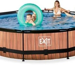 EXIT Svømmebasseng Filterpumpe 360x76 Cm, Brunt -icewarehouse shop 30.12.12.10 2669 4b