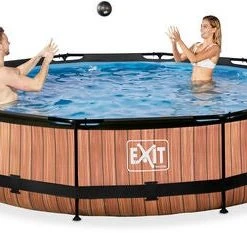 EXIT Svømmebasseng Filterpumpe 360x76 Cm, Brunt -icewarehouse shop 30.12.12.10 2669 4c