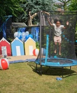 Plum Ocean Trampoline Med Sikkerhetsnett 140 Cm -icewarehouse shop 30200AI82 3653 3a