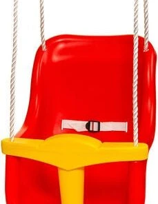 Hörby Bruk Babyhuske Eksklusiv, Rød/Gul