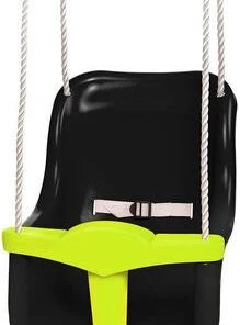 Hörby Bruk Babyhuske Eksklusiv, Svart/Lime