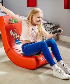 X Rocker Junior-gamingstol Video Rocker Super Mario -icewarehouse shop 52216NSM1 4108 3a