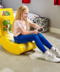 X Rocker Junior-gamingstol Video Rocker Yoshi -icewarehouse shop 52216NSM4 4108 3a