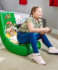 X Rocker Junior-gamingstol Video Rocker Bowser -icewarehouse shop 52216NSM5 4108 3a