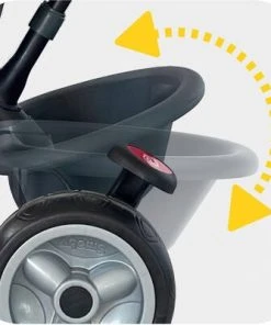 Smoby Trehjuling Baby Driver, Grå -icewarehouse shop 7741502 1499 4c