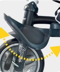 Smoby Trehjuling Baby Driver, Grå -icewarehouse shop 7741502 1499 4f