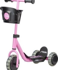 STIGA STR Sparkesykkel Mini 3W, Rosa