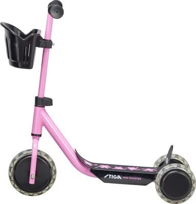 STIGA STR Sparkesykkel Mini 3W, Rosa 4 STIGA STR Sparkesykkel Mini 3W, Rosa - Bilde 2