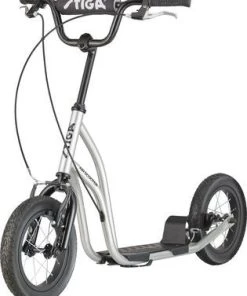 STIGA Air Sparkesykkel, Sølv/Svart -icewarehouse shop 8073 8112 00 1383 4