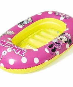 Bestway Minnie Flytemadrass, Rosa/Gul