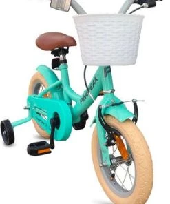 Pinepeak Retro City Sykkel 12 Tommer, Turkis