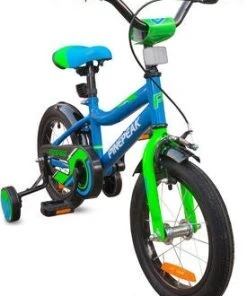 Pinepeak Sykkel 14 Tommer, Grønn/Blå -icewarehouse shop E2021 1401 2505 1
