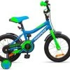 Pinepeak Sykkel 14 Tommer, Grønn/Blå -icewarehouse shop E2021 1401 2505 4a