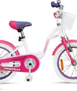 Pinepeak Sykkel 16 Tommer, Rosa/Lilla