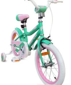 Pinepeak Sykkel 16 Tommer, Mintgrønn/Rosa -icewarehouse shop E2021 1604 2505 1