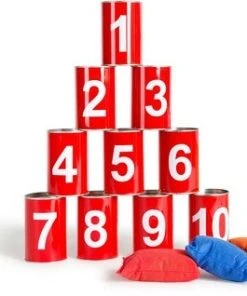 BS Toys Tin Toss Spill, Red