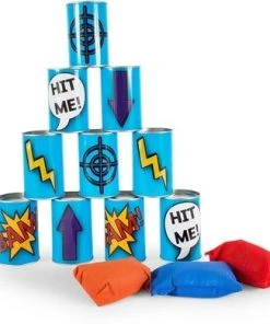 BS Toys Tin Toss Spill, Blue